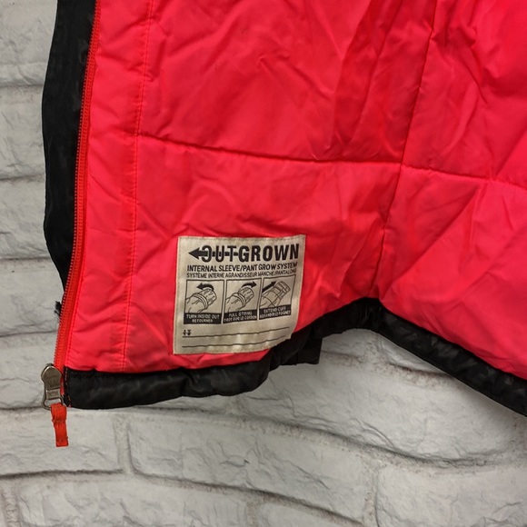 Columbia Girls Jacket with hood Black Pink M 10-12 - Picture 6 of 8